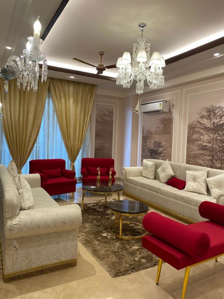 Living Room, dlf-the-icon 6 Bedroom 280 Sq.Ft. Builder Floor In Dlf Phase V Gurgaon 9737870