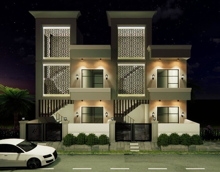 Exterior View, sunny enclave 3 Bedroom 107 Sq.Yd. Independent House In Sunny Enclave Mohali 9737895
