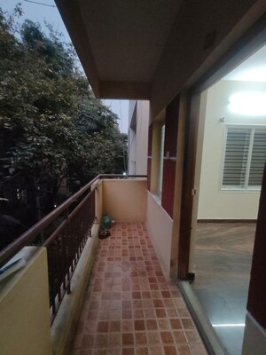 Balcony in 1 BHK Builder Floor at Hsr Layout – for Rent
