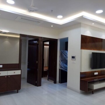 Living Room in 4 BHK Apartment at Indiabulls Blu, Upper Worli – for Rent