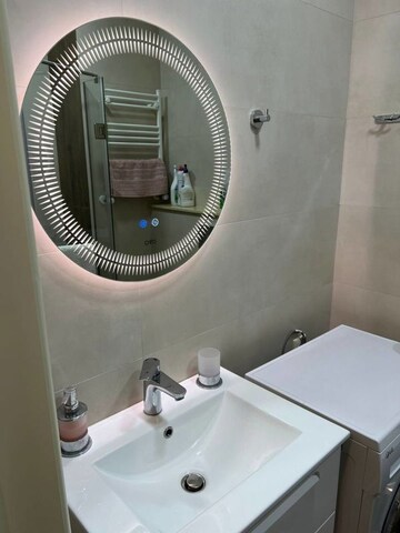 Bathroom in 3 BHK Builder Floor at Nangal Dewat – for Rent