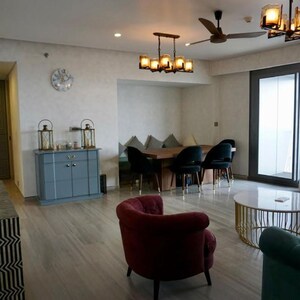 Living Room in 4 BHK Apartment at Lodha World View, Empire Mill – for Rent