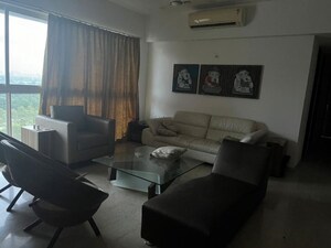 Living Room in 3 BHK Apartment at Lodha Belmondo, Gahunje – for Rent