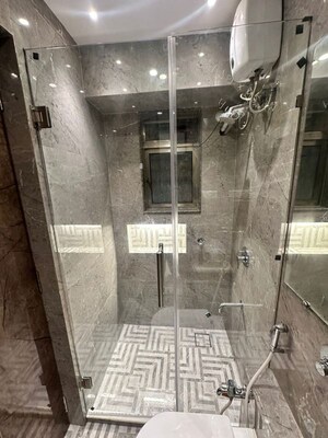 Bathroom in 3 BHK Apartment at Chandak Ideal, Juhu – for Rent