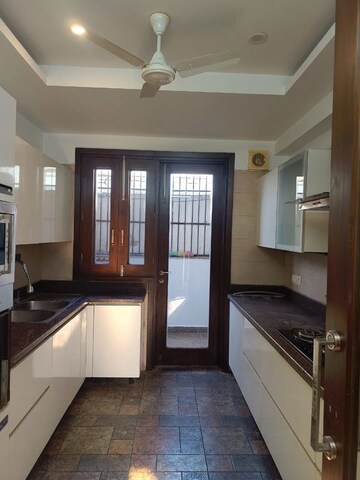 Kitchen in 4 BHK Builder Floor at Safdarjung Development Area – for Rent