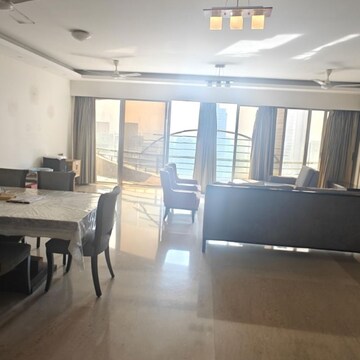 Living Room in 4 BHK Apartment at Lower Parel – for Rent