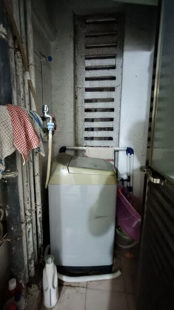 Bathroom in 2 BHK Apartment at Bhavya Supreme Annexe, Parel – for Rent