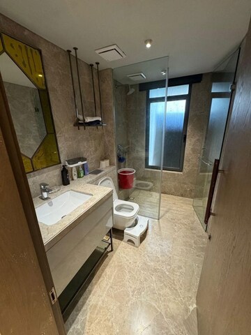 Bathroom in 3 BHK Apartment at Bandra West – for Rent
