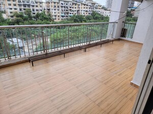 Balcony in 3 BHK Apartment at Kolte Patil Tuscan Estate, Kharadi – for Rent