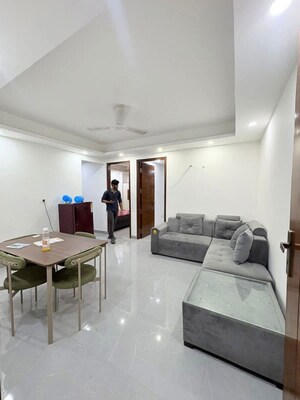 Living Room in 2 BHK Apartment at Saket – for Rent