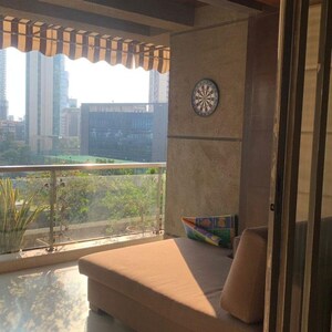 Balcony in 4 BHK Apartment at Prabhadevi CHS, Century Bazar – for Rent