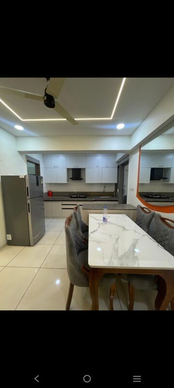 Kitchen in 3 BHK Apartment at Venus Benecia, Bodakdev – for Rent