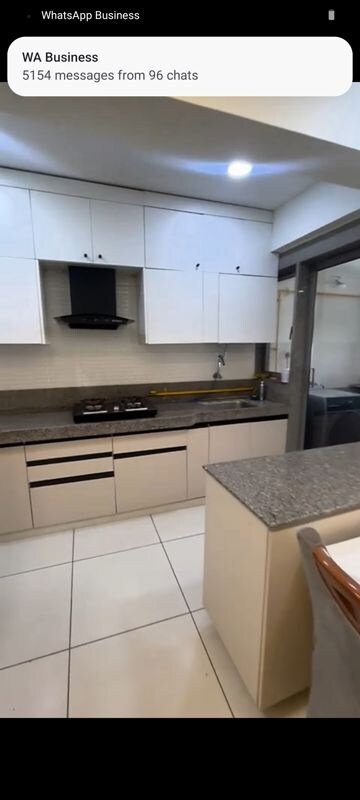 Kitchen in 3 BHK Apartment at Venus Benecia, Bodakdev – for Rent