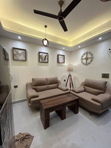 Living Room in 1 BHK Apartment at Saket – for Rent