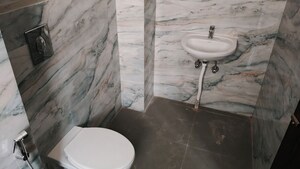 Bathroom in 3 BHK Apartment at New Town – for Sale