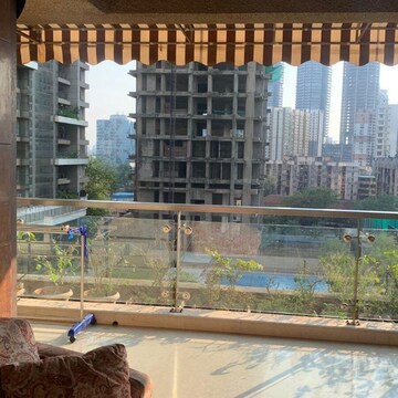Balcony in 4 BHK Apartment at Raheja Atlantis, Lower Parel West – for Rent