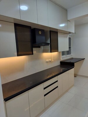 Kitchen in 2.5 BHK Apartment at Brigade Cornerstone Utopia Tranquil Block, Varthur – for Rent