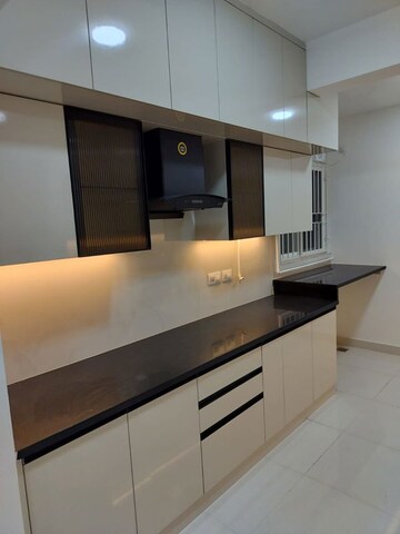 Kitchen in 2.5 BHK Apartment at Brigade Cornerstone Utopia Tranquil Block, Varthur – for Rent