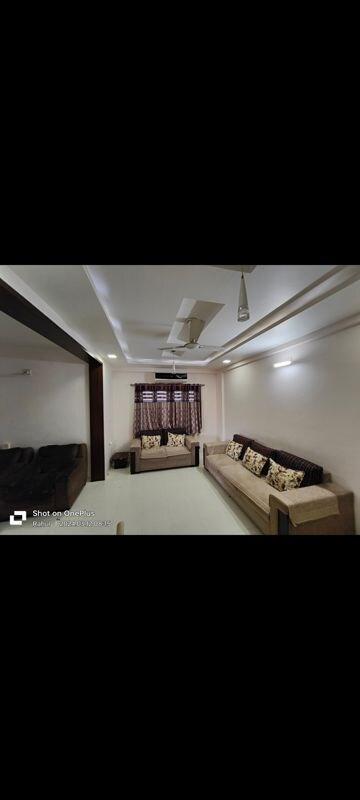Living Room in 3 BHK Apartment at Goyal Infinity, Prahlad Nagar – for Rent
