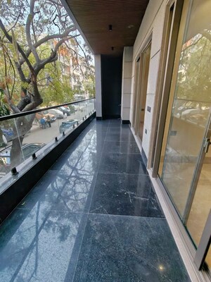 Balcony in 4 BHK Builder Floor at Greater Kailash ii – for Rent