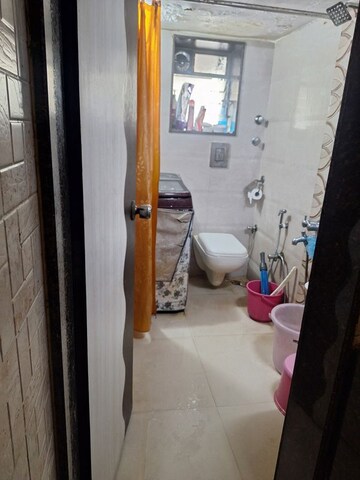 Bathroom in 2 BHK Apartment at Bhumiraj Retreat CHS, Sanpada – for Rent