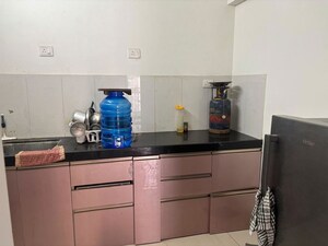 Kitchen in 1 BHK Apartment at Shapoorji Pallonji Joyville Hinjewadi, Hinjewadi – for Rent