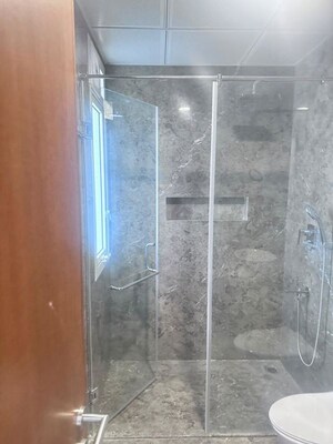 Bathroom in 4 BHK Apartment at Prestige White Meadows, Whitefield – for Rent