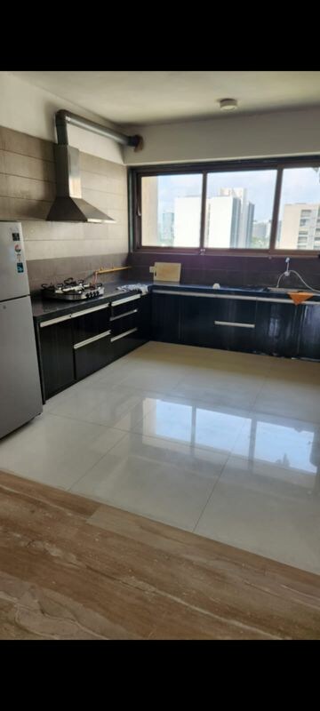 Kitchen in 4 BHK Apartment at Venus Atlantis, Prahlad Nagar – for Rent