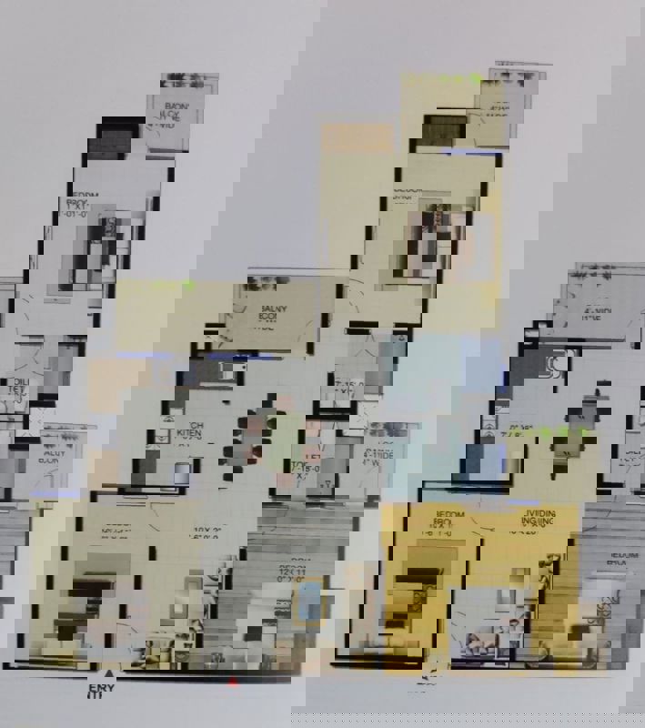 3 BHK Apartment For Sale in Amrapali Verona Heights