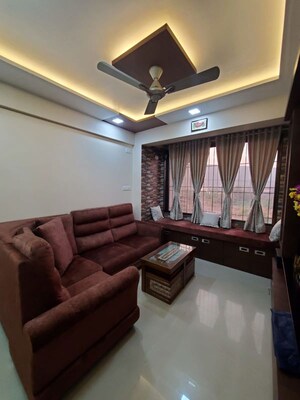 Living Room in 2 BHK Apartment at Kharghar Sector 35g – for Rent