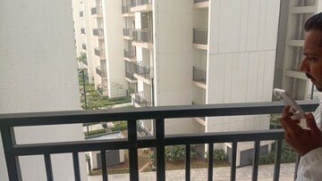 Balcony in 3 BHK Apartment at Eldeco Live By The Greens, Sector 150 – for Rent