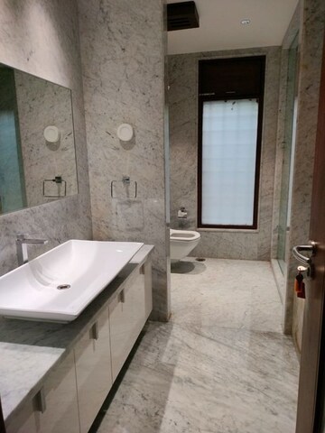Bathroom in 4 BHK Builder Floor at Vasant Vihar – for Rent