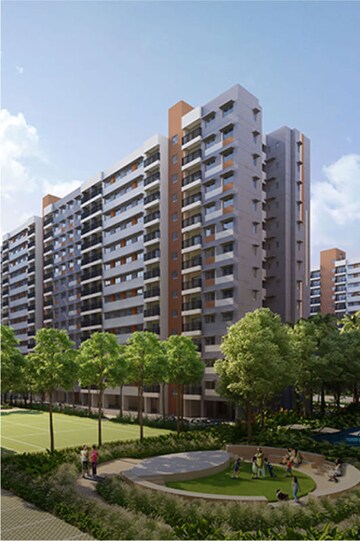 2 BHK Apartment – Exterior View View at Adarsh Greens, Kogilu - for Sale