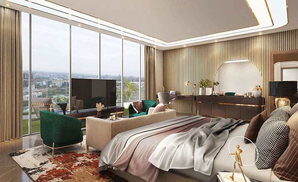 3 BHK + Servant Room 1396 Sq.Ft. Apartment in Conscient Elaira Residences