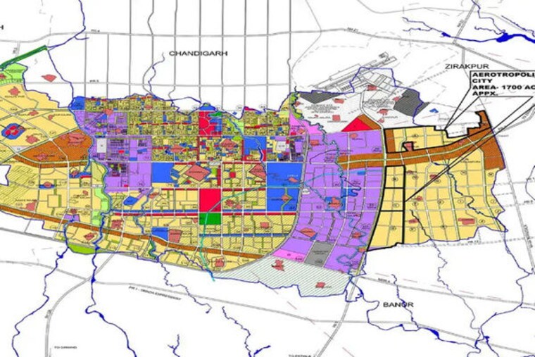 undefined, aerocity  1185 Sq.Ft. Plot In Aerocity Mohali 9740078