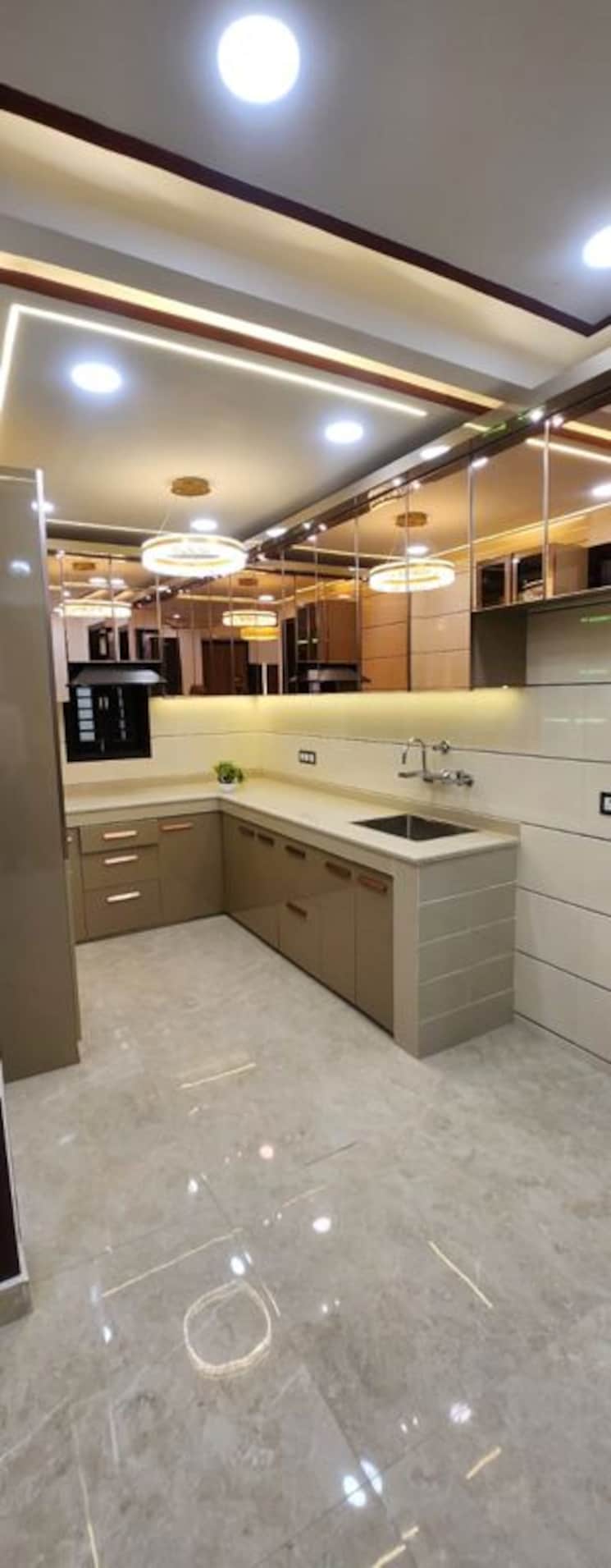 Kitchen, nawada 2 Bedroom 766 Sq.Ft. Builder Floor In Nawada Delhi 9740354