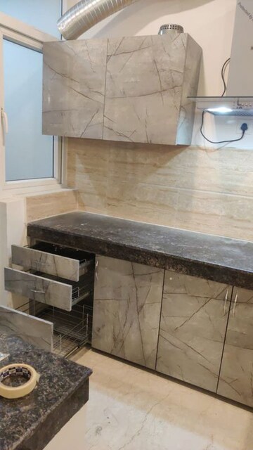 Kitchen in 3 BHK Apartment at Omaxe The Palace, Gomti Nagar – for Rent