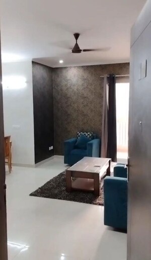 Living Room in 3 BHK Apartment at Affinity Greens, International Airport Road – for Rent