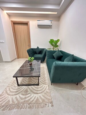 Living Room in 1 BHK Builder Floor at Huda Market, Sector 31 – for Rent