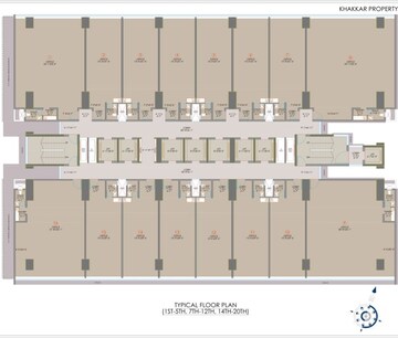 Floor Plan in  Office Space at Bhoomi 9 Business Bay, Malad West – for Sale