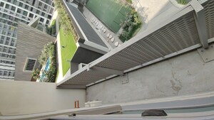 Balcony in 1 BHK Apartment at Kalpataru Immensa, Kolshet Road – for Rent