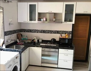 Kitchen in 2 BHK Apartment at Mahavir Apartment Santacruz West, Santacruz West – for Rent
