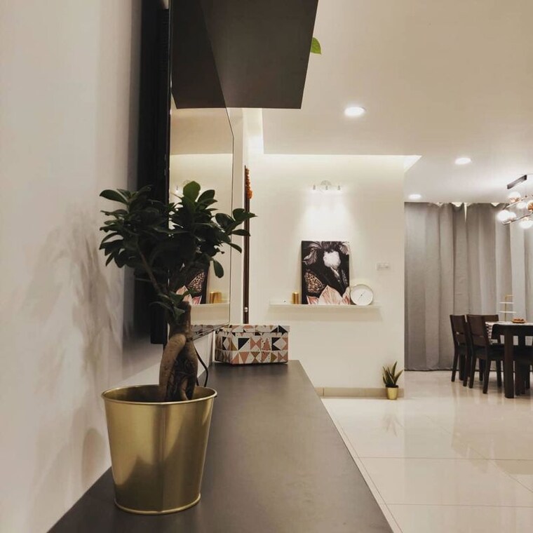 Living Room, aparna-cyberzon 3 Bedroom 1855 Sq.Ft. Apartment In Nallagandla Hyderabad 9741671