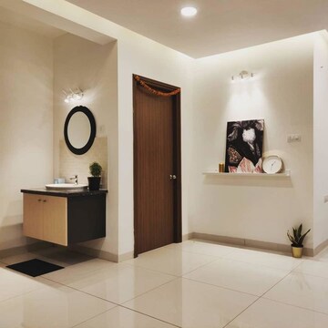 Bathroom in 3 BHK Apartment at Aparna CyberZon, Nallagandla – for Rent