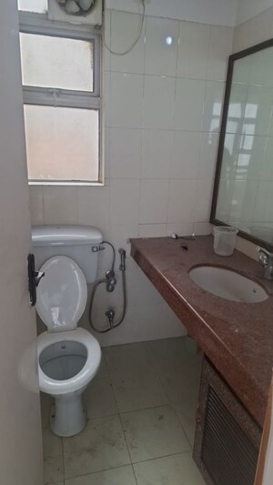 Bathroom in 3 BHK Apartment at Oasis Apartments, Sector 55 – for Rent