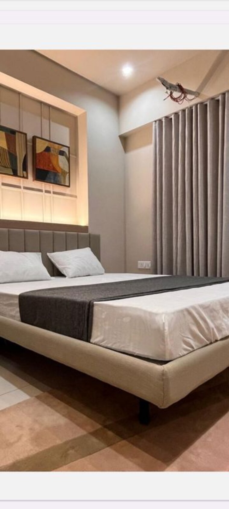 Bedroom, goyal-orchid-valley 3 Bedroom 1340 Sq.Ft. Apartment In Shela Ahmedabad 9742195