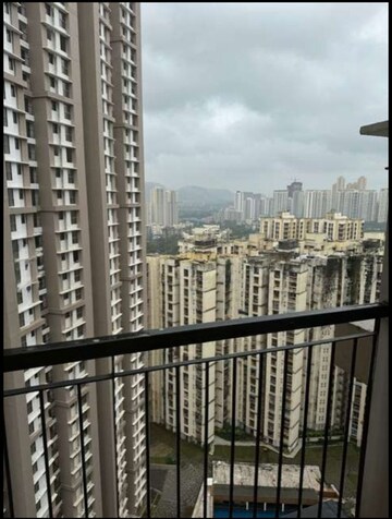 Balcony in 2 BHK Apartment at Runwal Eirene, Balkum Pada – for Rent