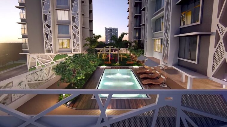 Balcony, ekta-trinity 3 Bedroom 1250 Sq.Ft. Apartment In Santacruz West Mumbai 9742345
