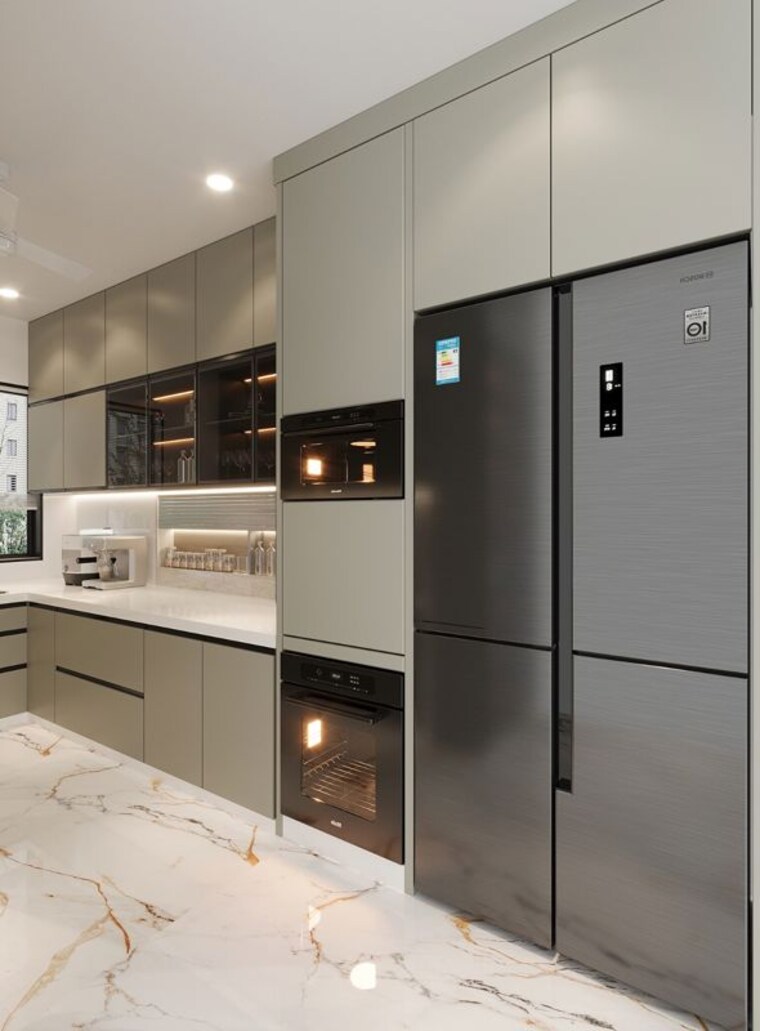 Kitchen, acharat-baug 4 Bedroom 1750 Sq.Ft. Apartment In Santacruz West Mumbai 9742385