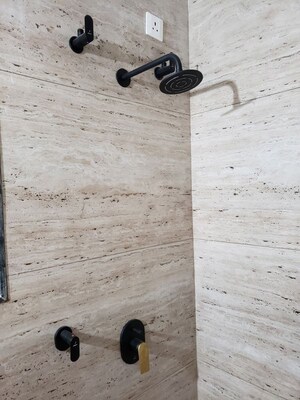 Bathroom in 2 BHK Apartment at Punawale – for Rent